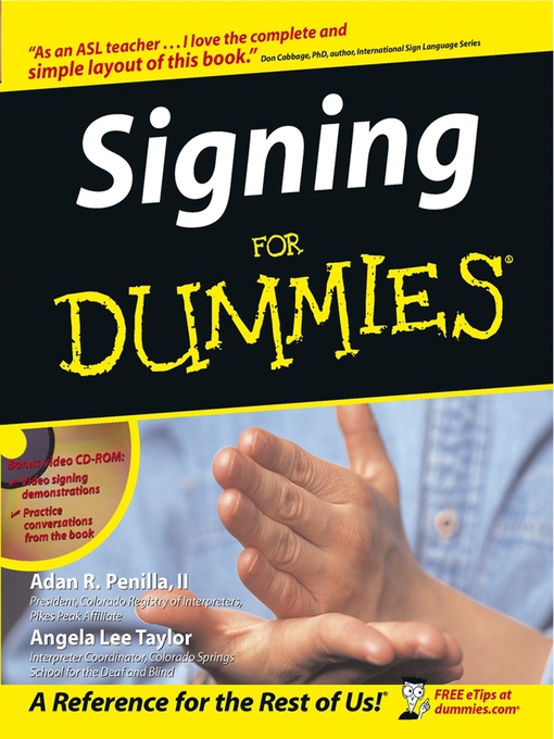 Title details for Signing For Dummies by Adan R. Penilla, II - Wait list